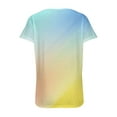 thumbnail image 5 of cfhntfmh Womens Tops Dressy Casual Short Sleeve Tie Dye Print Blouses V Neck Summer T-Shirts Trendy Outfits, 5 of 5
