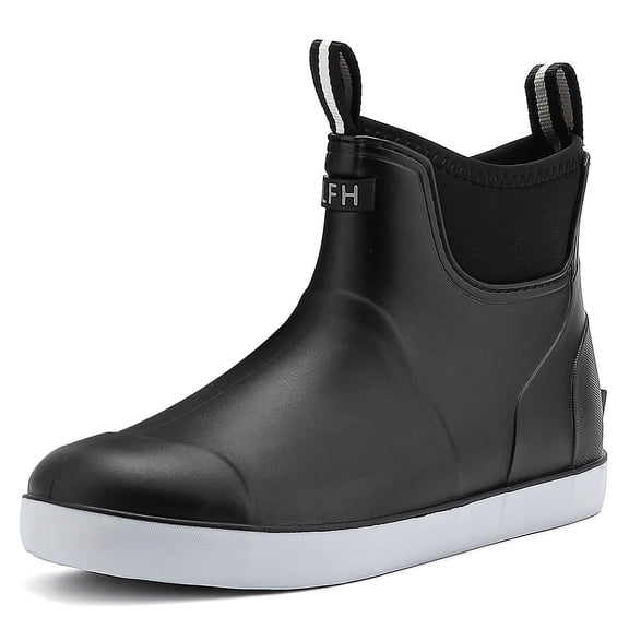 CKWLXQY Men's Deck Boots,Waterproof Ankle Rain Boots for Men