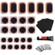 thumbnail image 1 of Kits de reparación de neumáticos de bicicleta, kits de parches para cámaras de aire, 24 piezas, lima metálica vulcanizadora para botes inflables, quads, BMX y motocicletas, 1 of 8