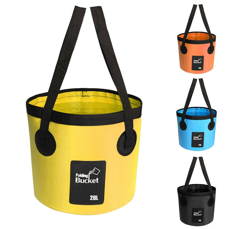 Portable Collapsible Bucket 12L/20L Outdoor Wash Basin Foldable Water