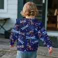 thumbnail image 3 of Uorisanigo Toddler Baby Girl Sweatshirt Crew Neck Galaxy Dragonfly Pullover Sweater Ruffled Shoulders Design Casual Sweatshirts for Kids Size 1-2 Fall Trendy Long Sleeve Shirts, 3 of 7