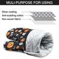 thumbnail image 7 of Cute Oven Mitts,Halloween Ghost Pumpkin Medley Pattern Oven Mitt 2-Pack Set,Kitchen Gloves for Oven,Heat Resistant Oven Mitts 7.7"x12", 7 of 7