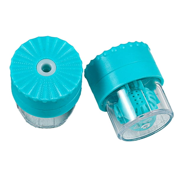 Contact Lens Washer Handheld Rotate, Portable Manual Cleaning Device, Scientific Protein Removal, Skid Resistance, Easy to Use, for Cleaner and More Comfortable Contact Lenses