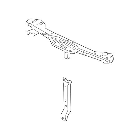 Genuine OE Mitsubishi Upper Tie Bar - 5256A382 Fits select: 2004-2012 MITSUBISHI GALANT
