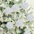 thumbnail image 6 of 6PCS Large Christmas Ball Ornaments - 2.36" Shatterproof Glitter Diamond Xmas Tree Decorations for Holiday, Wedding & Party Decor, 6 of 7
