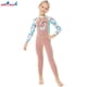 thumbnail image 3 of Soidarity Traje de neopreno para niños, regalos de flamenco de una pieza para mujer, traje de baño a prueba de sol, conjunto de esnórquel, traje de Deportes acuáticos rosa S Soidarity OD003310-01, 3 of 6