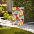 thumbnail image 2 of Sigee Fall Maple Leaves for Live Happy Decorative Small Garden Flag,Double Sided Yard Flags Holiday Garden Flags for All Seasons, 2 of 9
