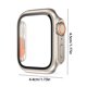 thumbnail image 3 of Caja De Reloj Estuche Para Reloj Con Marco Protector De Pantalla De Vidrio Para Apple Watch (Marfil 44 Mm), 3 of 9
