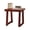 Concrete, variant on Kings Brand Furniture Mason Bookcase End Table, Square Side Table with 7 Open Shelves, Modern Storage Accent Table for Living Room, Bedroom or Small Spaces, Engineered Wood (Oak Light Brown)