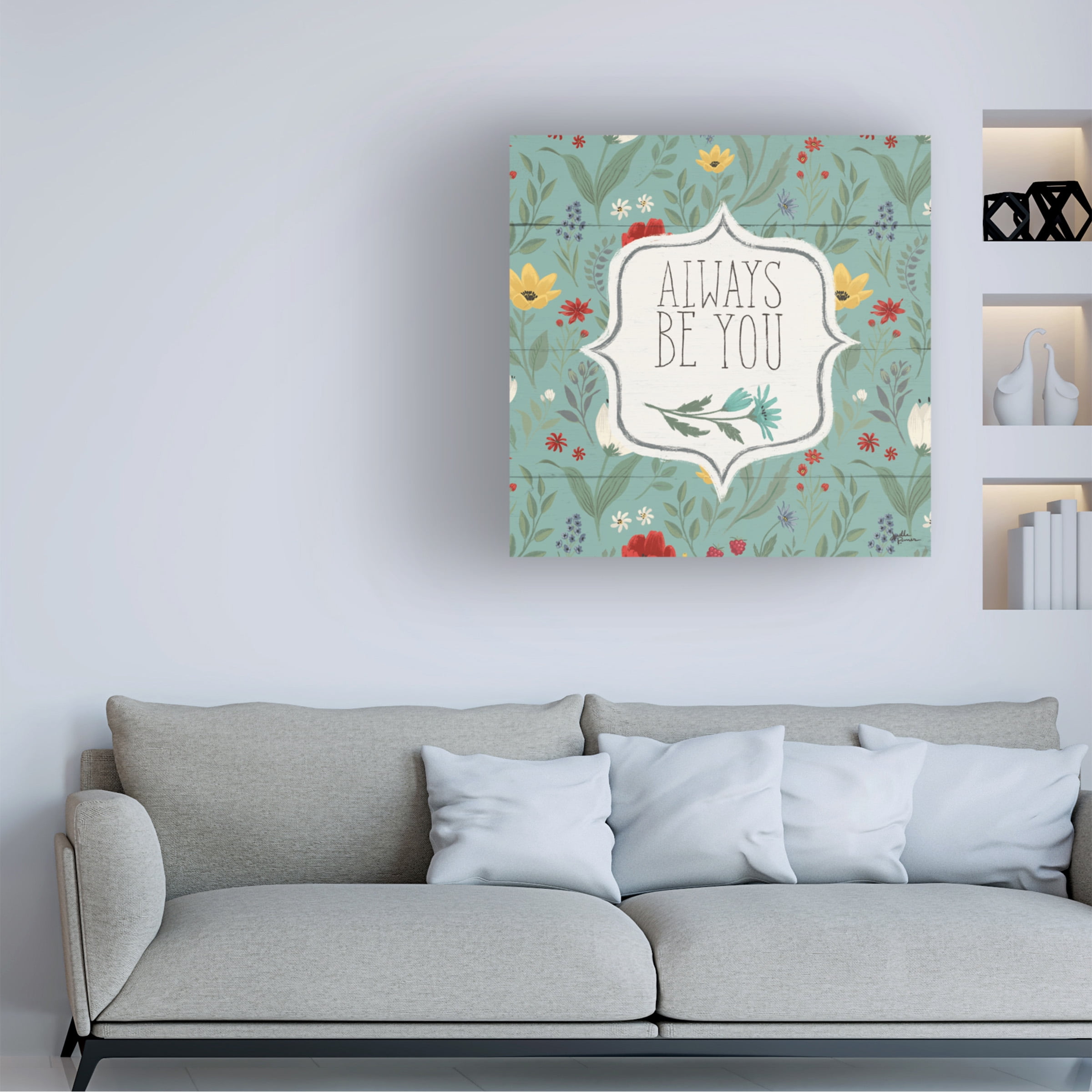 Janelle Penner 'Blooming Thoughts VII' Canvas Art