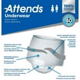 thumbnail image 5 of Attends Care Disposable Underwear Pull On with Tear Away Seams Large, APV30, 48, 72 Ct, 5 of 6