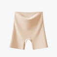 thumbnail image 2 of Shrysg Women's High Waist Seamless Tummy Control Shorts Lightweight Sleepwear for Daily Wear Yoga Beige, 2 of 7