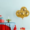 thumbnail image 5 of Dytern Balloon 20Pcs 12 Inch Latex Balloons Number 50 Party Rubber Balloon for Birthday Decorations (Gold), 5 of 10