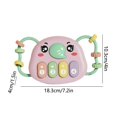 thumbnail image 3 of Infant Hand Piano Toy, Early Education Grasping Toy, Musical Learning Instrument, Baby Hand Drum, Safe Plastic Material, Colorful Lights, Develops Motor Skills for 0-3 Months, 3 of 6