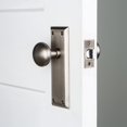 thumbnail image 2 of Nostalgic Warehouse New York Poignée de Porte avec Plaque, 2 of 4