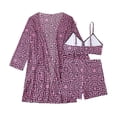 thumbnail image 6 of Bxsruta Women's Plus Size Long Sleeve Swimwear Rash Guard with Chest Pads Wirefree Modest Surfing Suit, 6 of 8