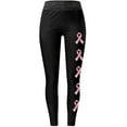 thumbnail image 4 of WREESH Women's Yoga Leggings High Waist Stretchy Workout Pants Fitness and Casual Leggings Pants Black, 4 of 5