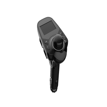 Auto Drive Low Profile Bluetooth FM Transmitter with Dual USB Charging Ports, Enable Hands-Free Phone Calls.Compatible with s,