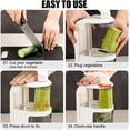 thumbnail image 6 of 4-IN-1 Vegetable Spiralizer Zucchini Noodle Maker with Strong Suction Cup and Easy Cleaning, 6 of 6