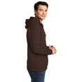 thumbnail image 4 of Gildan Men's Full-Zip Hoodie Lightweight Hoodie Sweatshirt Jacket Solid Hooded GR18, Dark Chocolate S Pack 2, 4 of 5