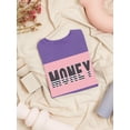 thumbnail image 3 of Money  Pink Banner Shaped T-Shirt Women -Image by Shutterstock, Female Large, 3 of 4