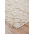 thumbnail image 3 of Jaipur Living Bellevue Handmade Trellis Blue Ivory Area Rug 8'X11', 3 of 4