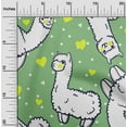 thumbnail image 2 of oneOone Cotton Cambric Light Green Fabric Sheep Nursery Decor Fabric For Sewing Printed Craft Fabric By The Yard 56 Inch Wide, 2 of 6