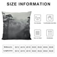thumbnail image 5 of Chilfamy Birds Trees Fog Fashion Style Dirt-Resistant Throw Pillow Covers for Couch Sofa Bed Living Room Bedroom Pillowcase Fall Pillow Case 1PC 24x24in, 5 of 5