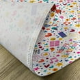 thumbnail image 5 of Ambesonne Cartoon Place Mats Set of 4, Hearts Musical Notes, Standard Size, Multicolor, 5 of 6