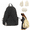 Black#009, variant on Cutecore Wings Backpack,Cute Daypack with Wings Sweet Coquette Fun Novelty Nylon Bag with Zipper for Women,Kawaii Back to School Bag Pink