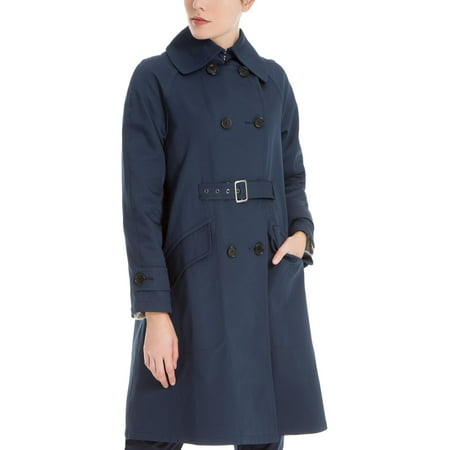 Max Studio Womens Roxanne Fall Midi Trench Coat