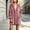 Pink, variant on Womens Velour Long Hoodie Velvet Open Front Loose Fit Casual Fall Tunic Jacket Vintage Elegant Lounge Outerwear Tops with Pockets