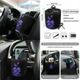 thumbnail image 5 of Renewold Mushroom Butterfly 15 PCS Car Seat Cover Full Set, with Steering Wheel Cover Seat Belt Strap Cover Trash Cans Rear View Mirror Cover Cup Coaster Keychain Air Vent Storage Bag Universal Fit, 5 of 7