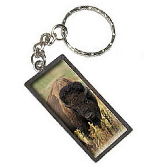Buffalo Keychain Key Chain Ring