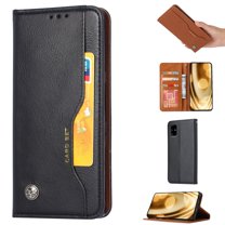 Dteck Case For Samsung Galaxy A51 4G(6.5 inches),Luxury Leather Card Holder Wallet Case Shockproof Folio Full Protective Kickstand Cover ,Black