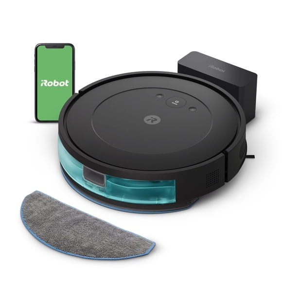 iRobot Aspiradora Y Trapeador Roomba Combo Essential “Y” Con Trazado De Mapas, 3 Niveles De Succión, 3 Niveles De Agua Para Trapear, Recarga Automática, Limpieza Localizada