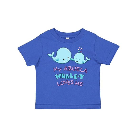 Inktastic My Abuela Whale-y Loves Me Boys or Girls Toddler T-Shirt