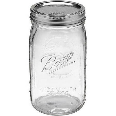 Ball 24-Count Wide Mouth Quart Jars with Lids and Bands