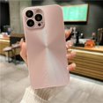 thumbnail image 1 of Funda de teléfono con marco cuadrado de silicona para iPhone 14 Pro Max, carcasa protectora de lente de lujo con líneas de CD deslumbrantes para iPhone 11 12 13 14Plus Fivean unisex, 1 of 2