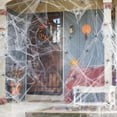 thumbnail image 4 of Spooky Spider Web, Halloween Spider Web Decoration with Fake Spiders, Super Stretchy Cobwebs Spider Webs, Halloween Decorations for Courtyard, Lawn,Porch, Haunted House, 4 of 9
