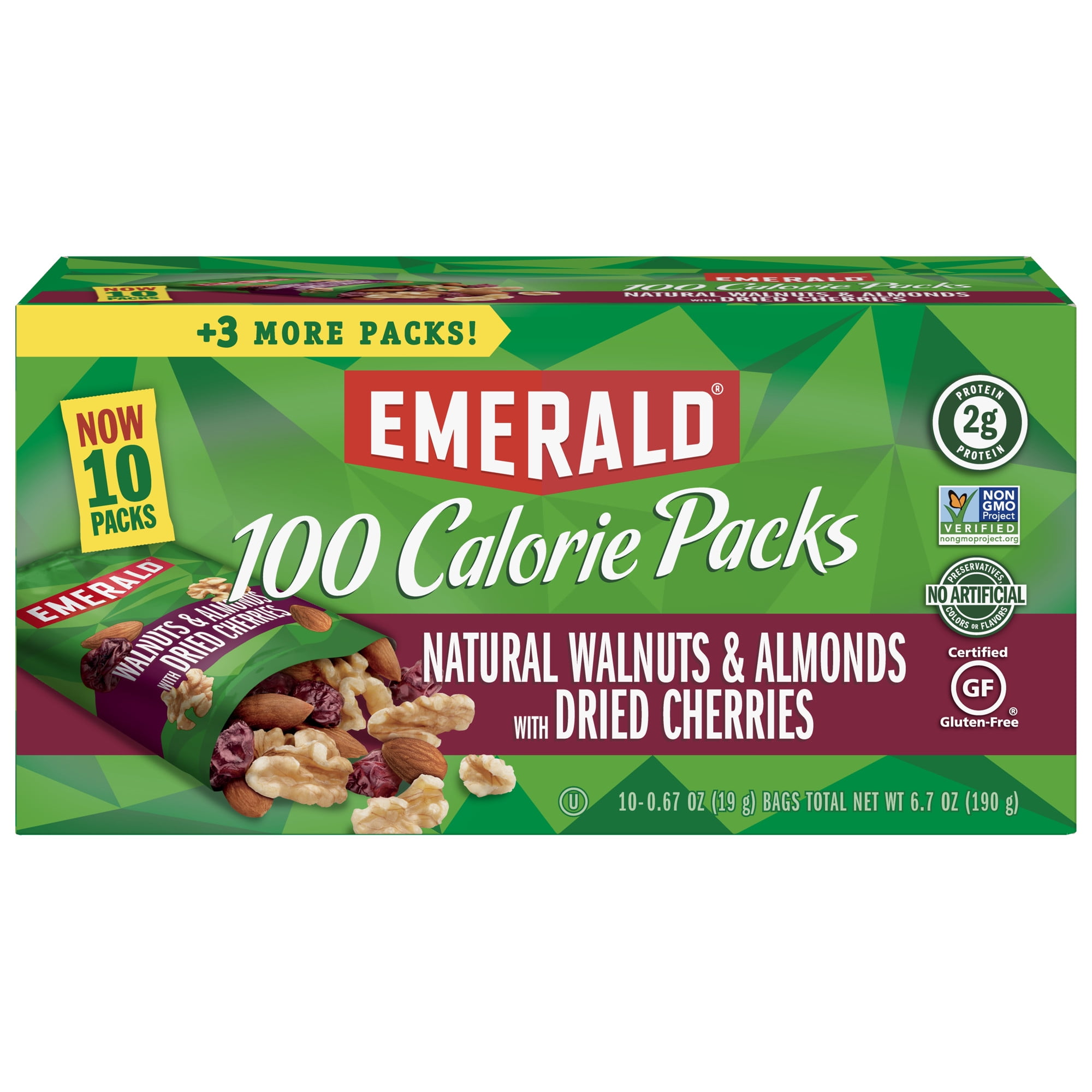 Emerald Nuts Natural Walnuts & Almonds with Dried Cherries ...