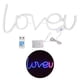 thumbnail image 2 of Luz de neón,LOVEU Luz de neón LED USB Luz decorativa Control remoto Luces de neón creadas magistralmente, 2 of 8