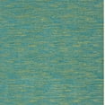 thumbnail image 4 of HomeRoots 9' X 12' Blue And Green Striped Non Skid Indoor Outdoor Area Rug, 4 of 7