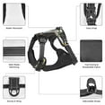 thumbnail image 6 of Haiem Daisy Guinea Pig Pattern No-Pull Dog Harness Reflective Front Clip Vest with Handle,Step-in Air Dog Harness,Adjustable 2 Metal Rings 4 Buckles-X-Large, 6 of 6