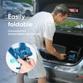 thumbnail image 5 of COSYWILL Steerable Knee Scooter,Economy Knee Walker,All Terrain Foldable Medical Scooter for Foot Injuries Crutches Alternative,Light Blue, 5 of 7