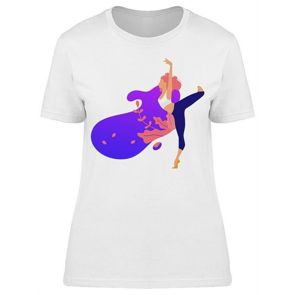 Yoga Ballerina Pose  T-Shirt Women -Image by Shutterstock, Female x-Large