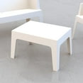 thumbnail image 5 of Compamia Box Resin Patio Coffee Table in White, 5 of 7