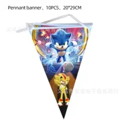 New Sonics Birthday Party Decorations Kids Party Supplies Paper Cups Tablecloth Cake Toppers Backdrop Baby Shower Decoration