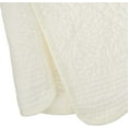 thumbnail image 2 of Greenland Home Fashion Paisley Quilted Bed Skirt Drop 18" - King 78x80", Ivory, 2 of 6