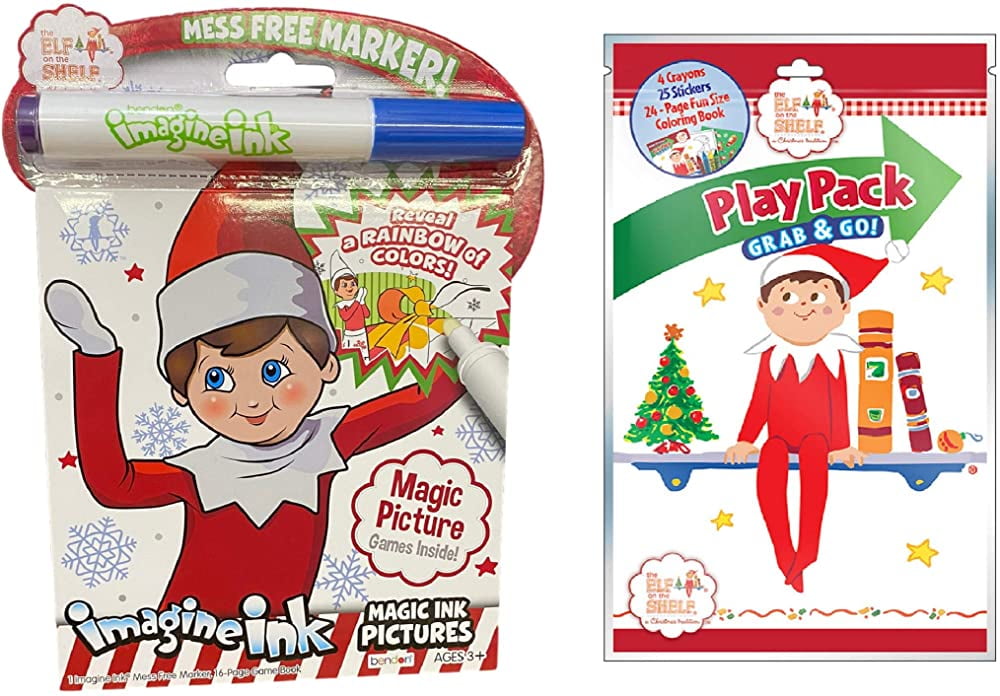 Elf on a Shelf Imagine Ink and Grab and Go Play Pack Combo - Walmart.com
